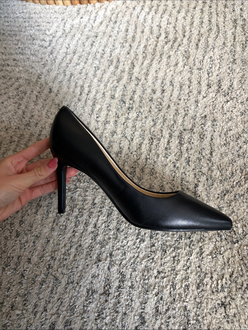 Nine West leather heels 7.5